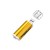 B026 Aluminium USB Card Reader All In One MicroSD SDHC MS Duo M2 Gold